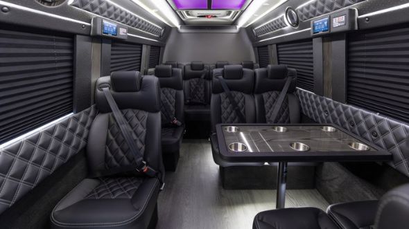 clearwater 15 passenger sprinter van interior