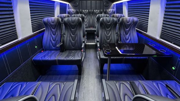 clearwater 20 passenger sprinter van interior