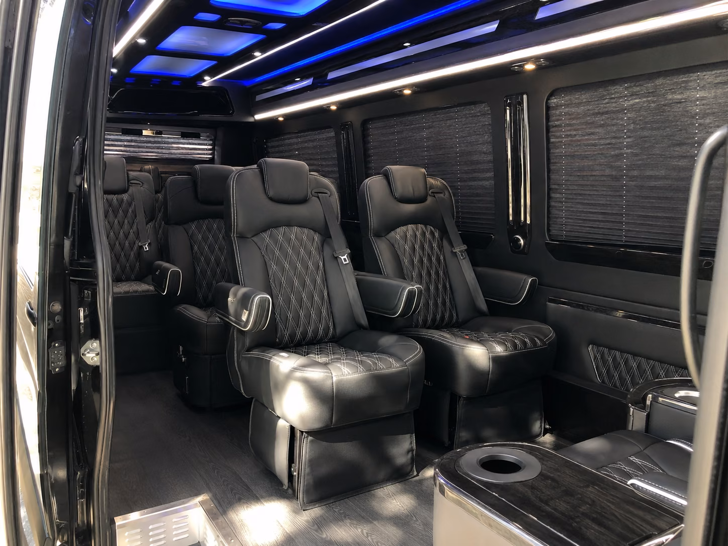 clearwater 12 passenger sprinter van inside