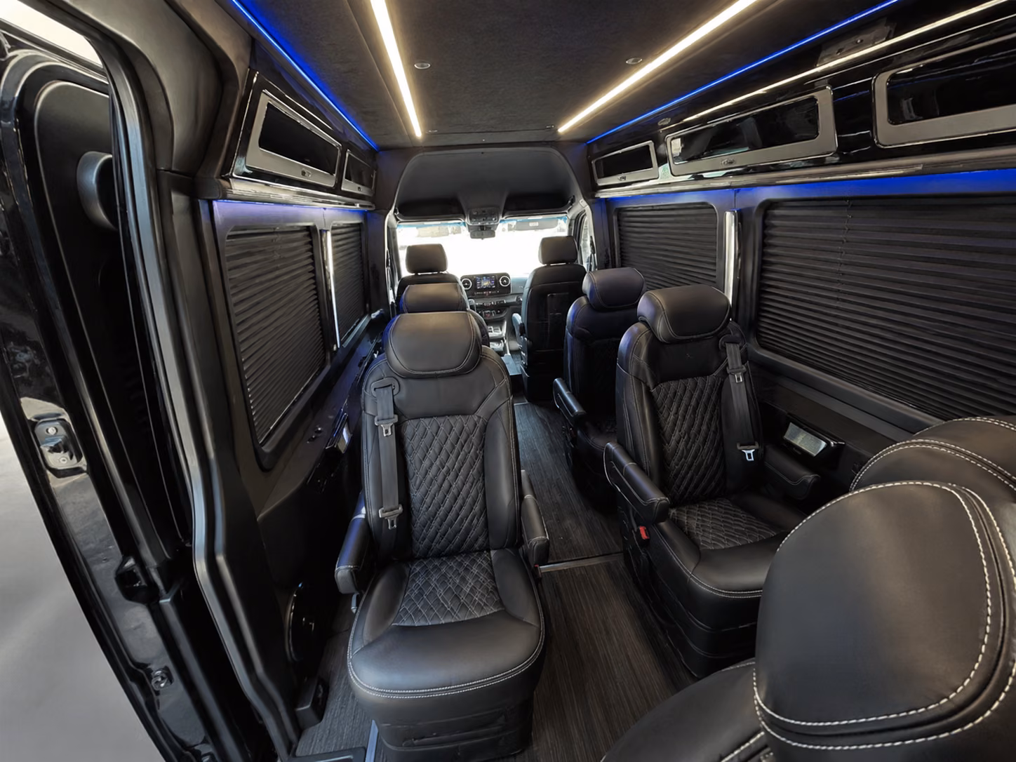 clearwater 15 passenger sprinter van inside
