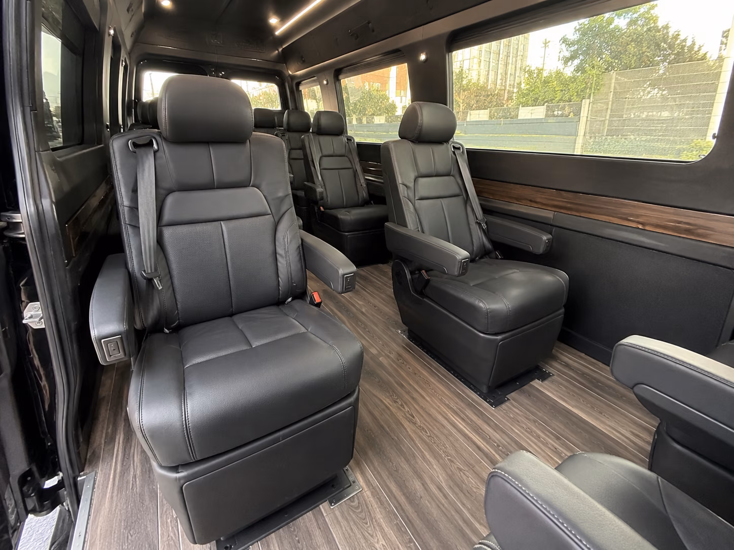 clearwater 20 passenger sprinter van interior