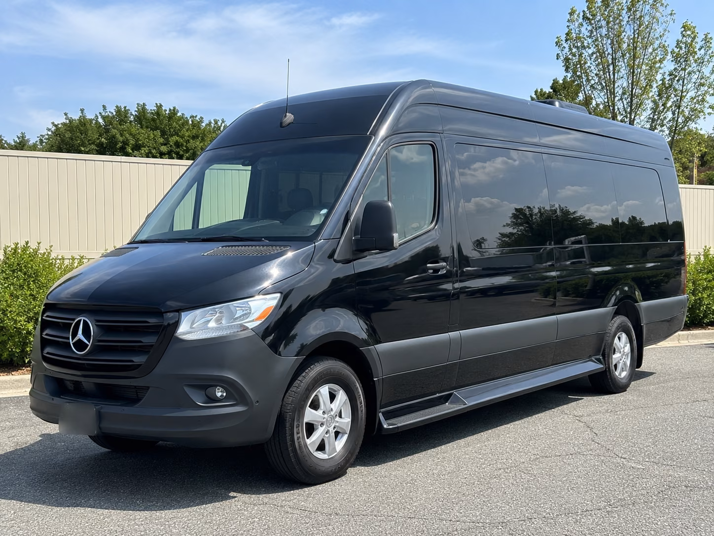 clearwater sprinter van booking step 1